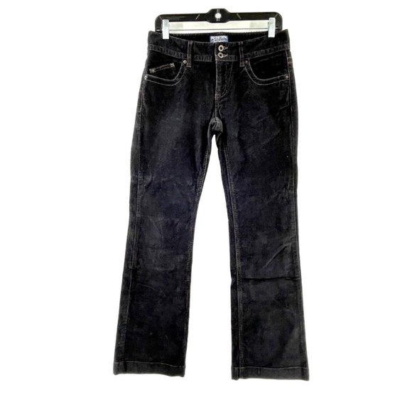 Ralph Lauren Polo Jeans Company Women's Straight Black Corduroy Pants Size 4 - Picture 1 of 16